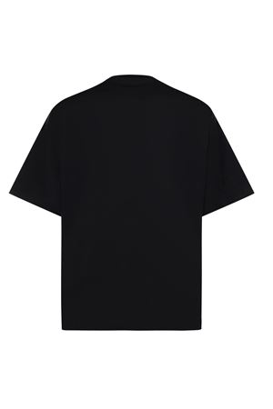 Black cotton T-shirt JIL SANDER | J22GC0221J20349001